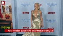 Kate Hudson quit dating after Matt Bellamy split