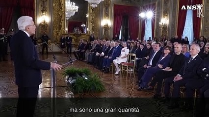Mattarella: "E' paradossale ma la solitudine e' un pericolo alto"