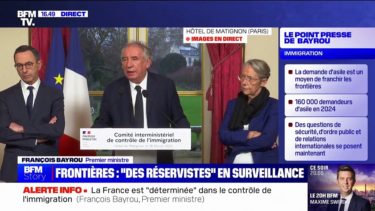 Algérie: François Bayrou estime que les accords de 1968 "ne sont pas respectés" et demande au gouvernement algérien de les "réexaminer"