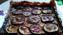 tarte à l'aubergine et aux pignons