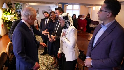 King visits Imad’s Syrian Kitchen before Soho walkabout