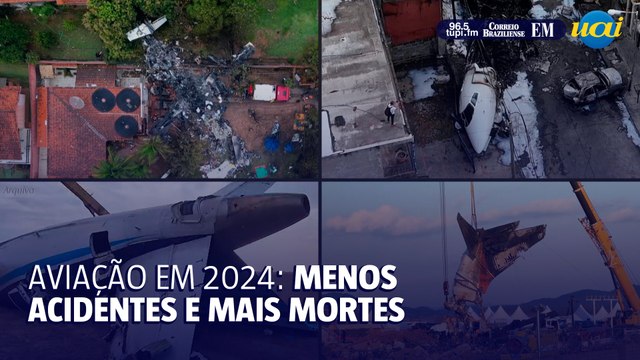 ‘Ano 2024 registrou menos acidentes aéreos, porém com mais mortes’