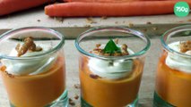 Verrine de carotte au Philadelphia