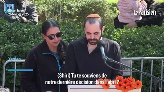 L'ex-otage Yarden Bibas demande « pardon » à ses proches lors de leurs funérailles