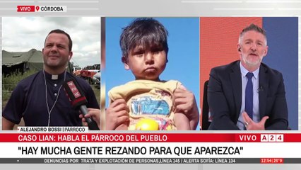 📢 DESAPARICIÓN DE LIAN: HABLA EL PÁRROCO DEL PUEBLO, ALEJANDRO BOSSI