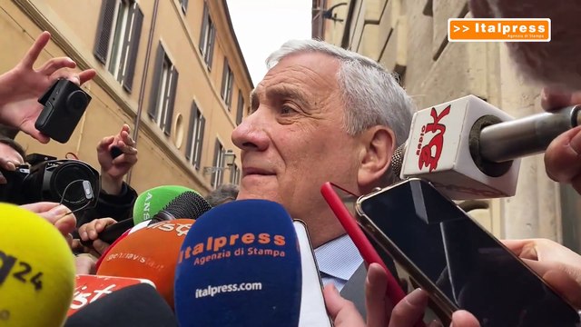 Medio Oriente, Tajani Lavorare per soluzione due popoli e due Stati