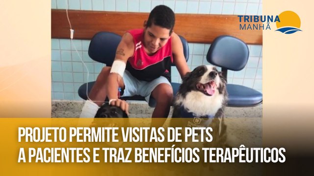 Projeto permite visitas de pets a pacientes e traz benefícios terapêuticos