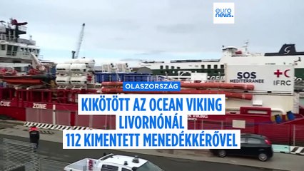 Partra tett több mint száz menedékkérőt az Ocean Viking Livornóban, és már fordul is vissza