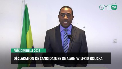[#Déclaration] Présidentielle 2025 : Déclaration de candidature de Alain Wilfrid Boucka