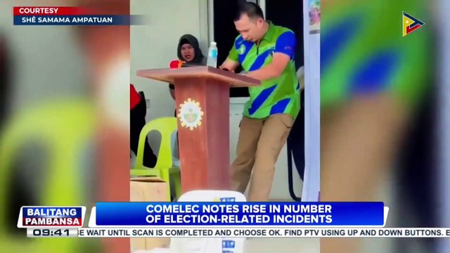 Comelec notes rise in number of election-related incidents