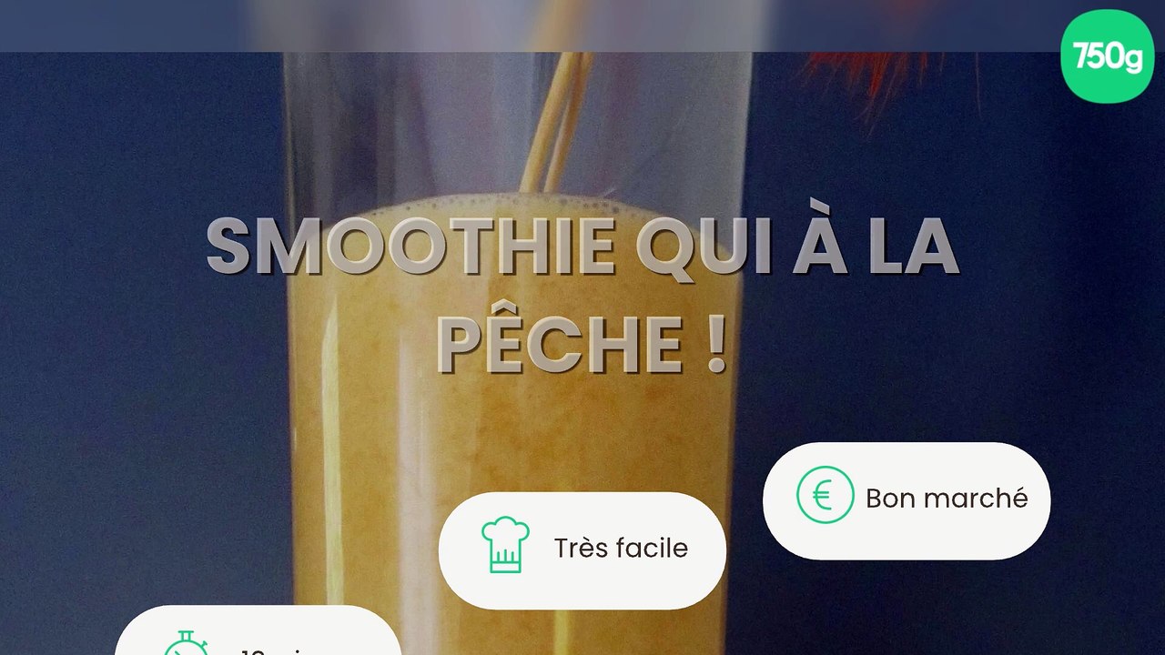 Smoothie qui à la pêche !