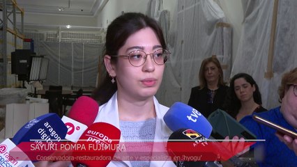 El Museo de Zaragoza inicia la restauración de más de 40 obras con la técnica karibari