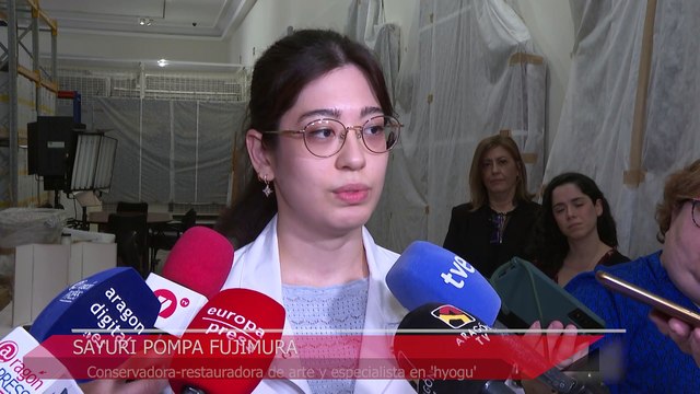 El Museo de Zaragoza inicia la restauración de más de 40 obras con la técnica karibari