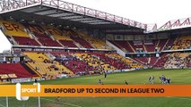 Bradford up to second in League Two: Yorkshire sport headlines