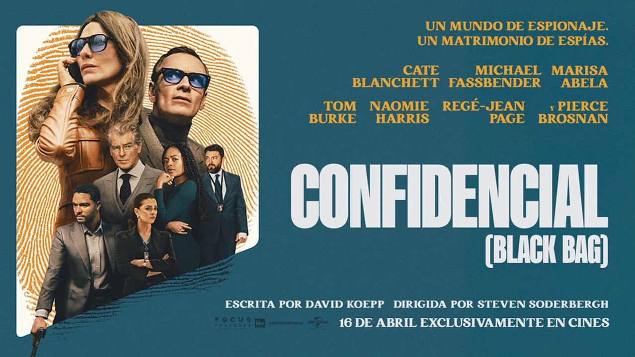 CONFIDENCIAL (BLACK BAG) (2025) - Tráiler #1 Español [HD][Castellano 2.0] 🎞️🇪🇸