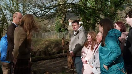 William and Kate visit community garden in south Wales