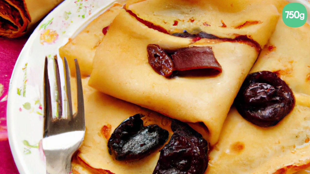 Crêpes aux prunes