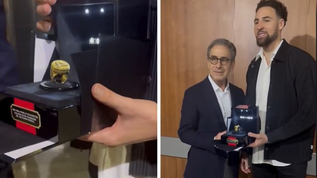 Dallas Mavericks: Klay Thompson regala anillo de campeón con los Warrios al doctor que lo operó del talón de Aquiles