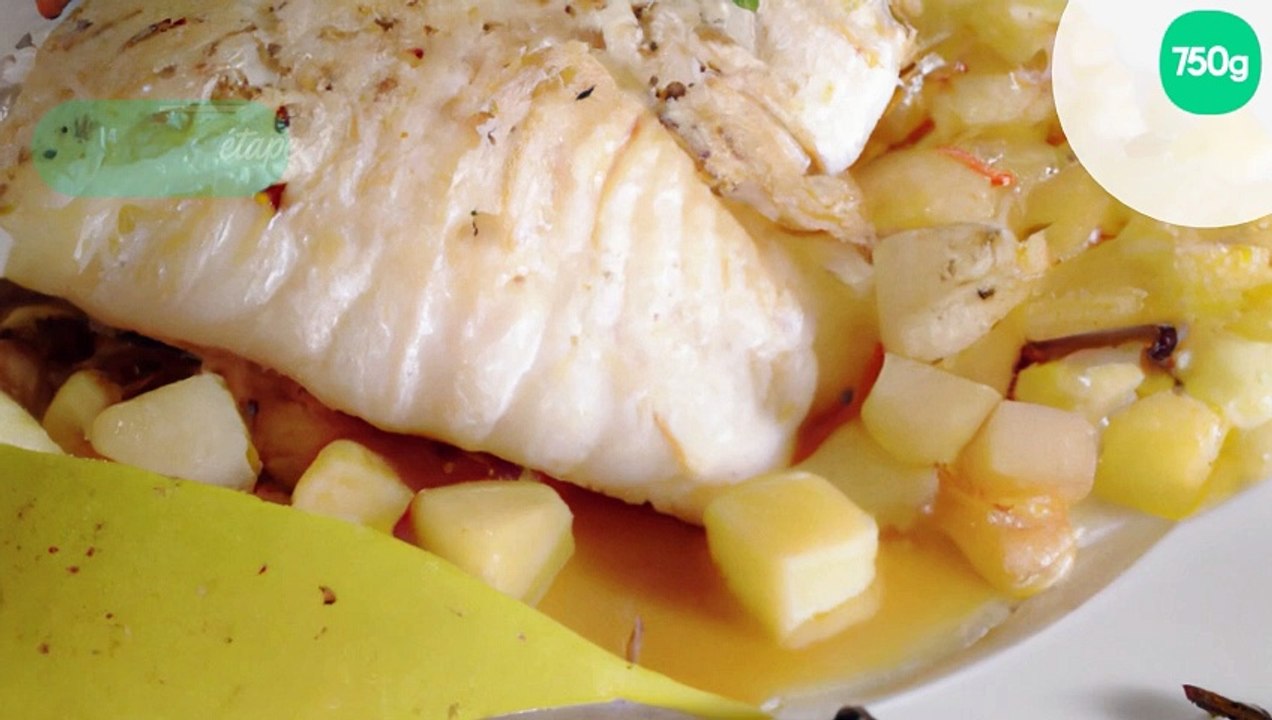 Papillotes de turbot aux pommes