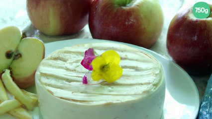 Mousse de Brie de Melun aux pommes