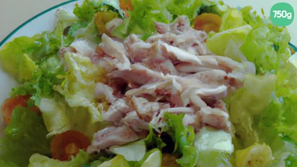 Salade aux blancs de dinde