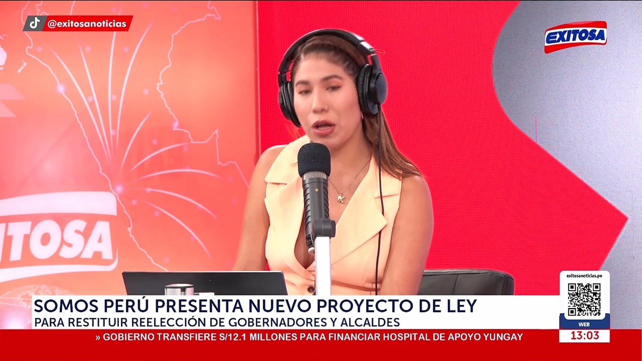Congreso: Somos Perú presente proyecto de ley para permitir reelección de gobernadores y alcaldes
