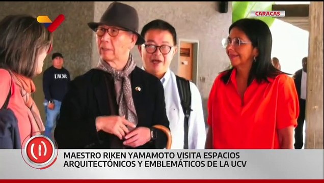 Vicepresidenta Delcy Rodríguez visitó junto al arquitecto japonés Riken Yamamoto espacios de la UCV