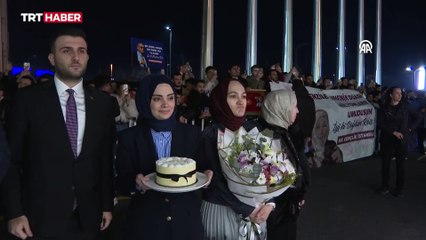 Cumhurbaşkanı Erdoğan'a gençlerden doğum günü sürprizi