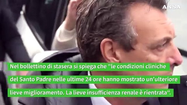 Il Papa migliora ancora, i reni non preoccupano