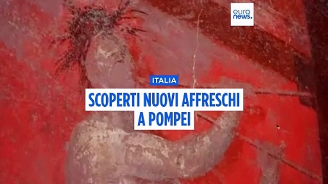 Pompei, gli scavi portano alla luce una nuova villa dei Misteri: gli affreschi sono straordinari
