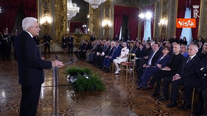 Mattarella: "In una societ? piena di solitudini, la risposta ? la solidariet?"