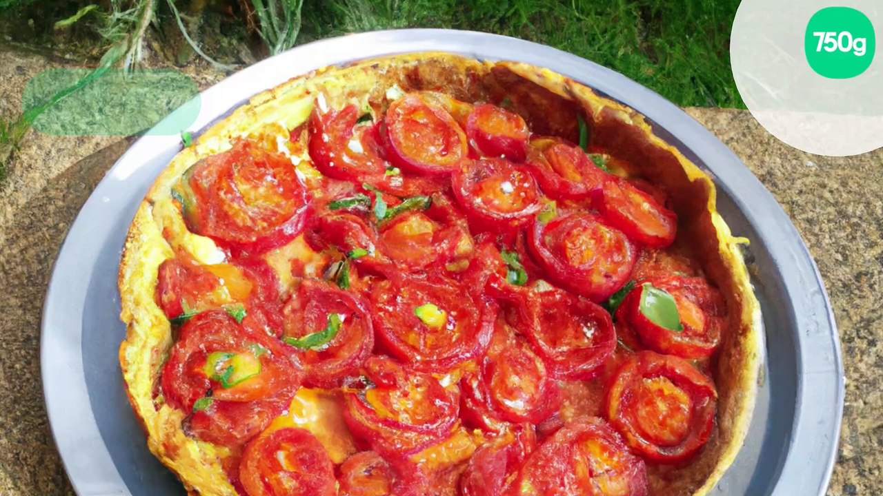 Tarte aux tomates confites maison