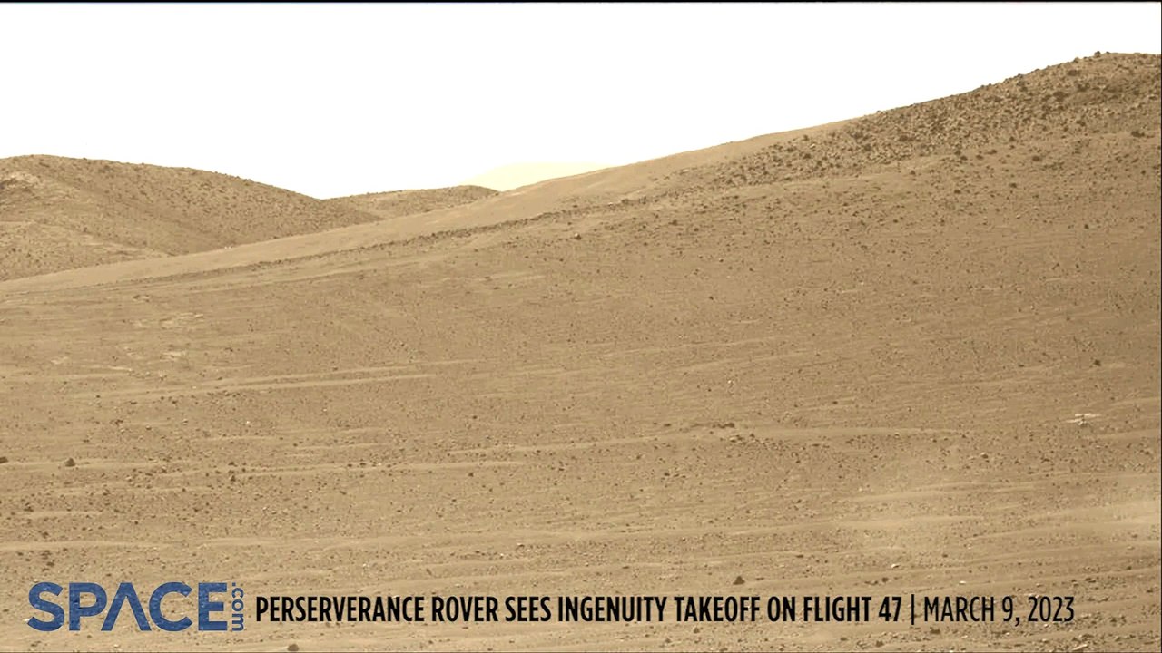 Perseverance Rover - Mars Helicopter Manoeuvre Captured