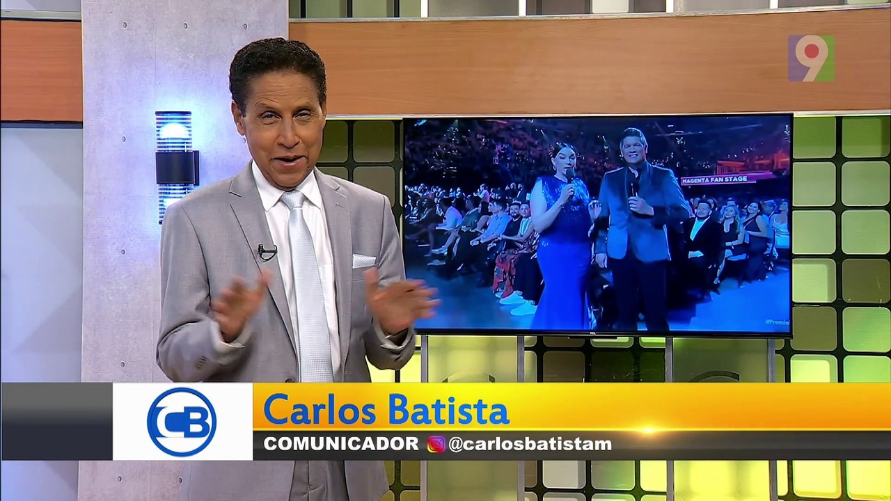 Carlos Batista: “Premios Soberano es más importante que otros premios” | Con Los Famosos