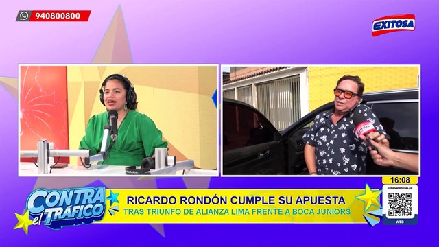 ¡Cumplió su promesa! Ricardo Rondón pase en ROPA INTERIOR por el Bombonerazo: Arriba Alianza