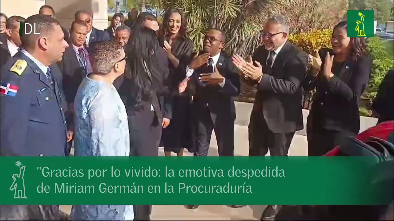 "Gracias por lo vivido: la emotiva despedida de Miriam Germán en la Procuraduría