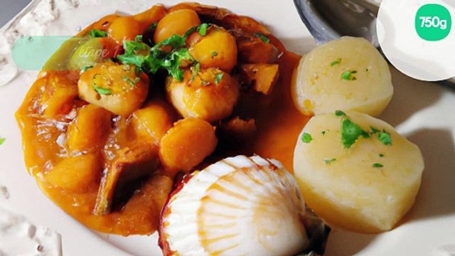 Saint-Jacques de Normandie en rougail et massale doux