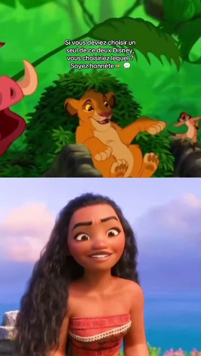 Le roi lion ou vaïana ?