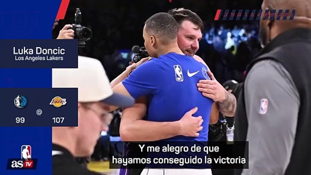Doncic, tras ganas a los Mavs: Ni siquiera puedo explicar qué tipo de emociones pasé