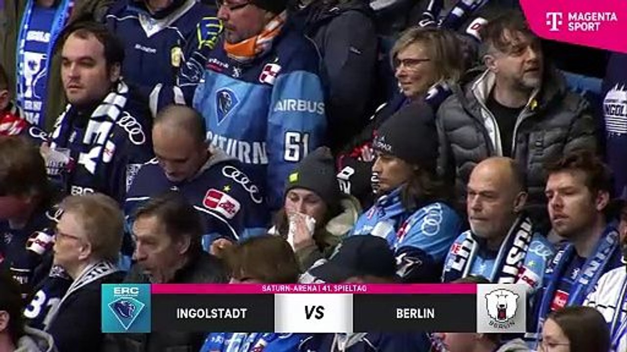 Highlights von ERC Ingolstadt - Eisbären Berlin