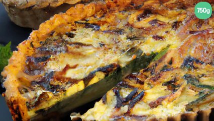 Quiche safranée aux fruits de mer