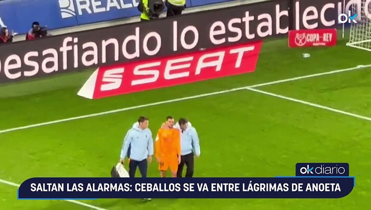 Saltan las alarmas: Ceballos se va entre lágrimas de Anoeta
