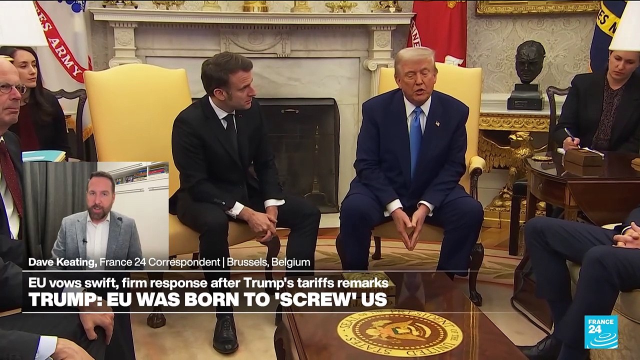 EU was born to 'screw' US, Trump says; EU commission fires back