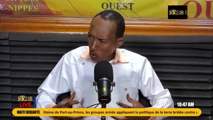 Lemoine Bonneau kalifye de detrès nasyonal sitiyasyon peyi a.