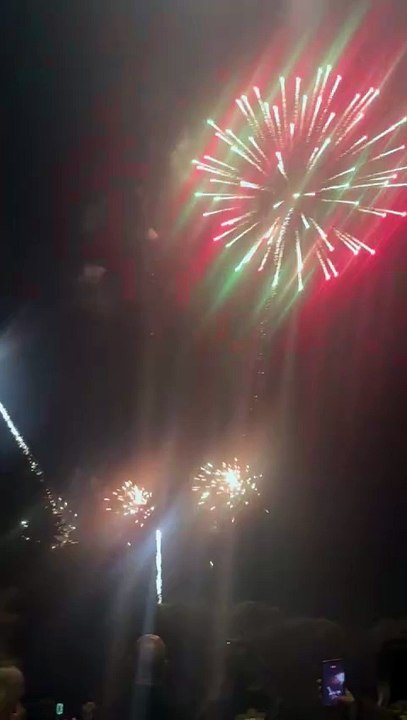 Le Feu d’artifice du 14 juillet Grenoble  Parc Jean-Verlhac Villeneuve #france #grenoble #show (35)