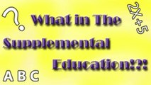 What in the Supplemental Education