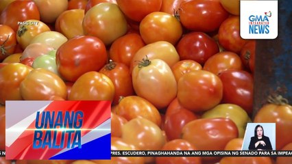 Kamatis sa ilang pamilihan, bagsak-presyo dahil sa oversupply | Unang Balita
