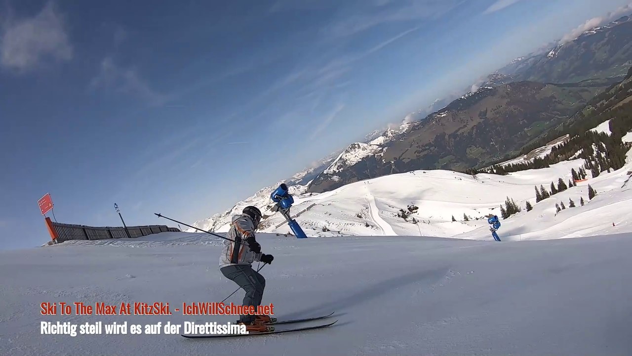 Ski To The Max At KitzSki - Teil 3: Direttissima (Piste 38).