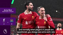Slot hails Liverpool's mentality to silence critics