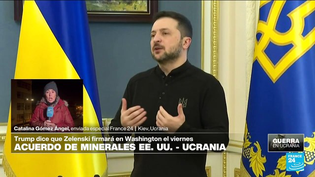 Informe desde Kiev: Zelenski viajará a Washington para firmar pacto de tierras raras con Trump